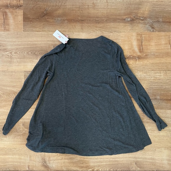 Vineyard Vines Tencel Cashmere Swing Tee Size XS Sullivan’s Grey - Picture 5 of 6